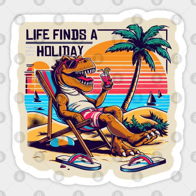 Life Finds a Holiday Sticker by Lima's